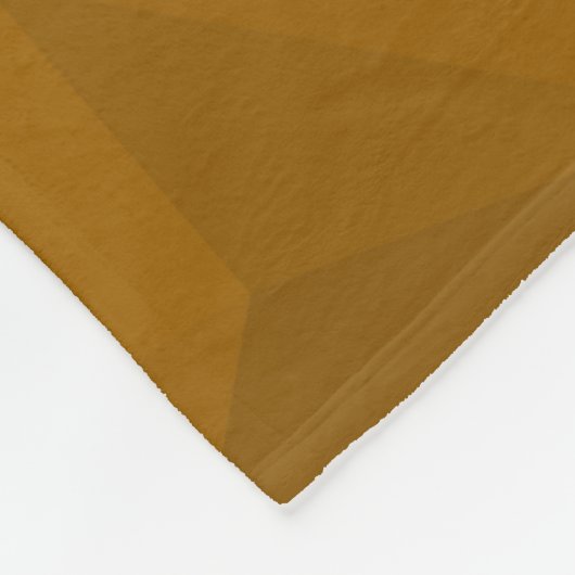 Oranje geometrisch maaspatroon van de gradiënt fleece deken (Hoek)