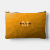 Oranje geometrisch maaspatroon van de gradiënt Mon Etui (Voorkant)