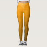Oranje geometrisch maaspatroon van de gradiënt Mon Leggings<br><div class="desc">Monogram cadeau voor iedereen. Personaliseer met uw aangepaste initiaal en naam. Oranje gradiënt geometrisch maaspatroon. Driehoek geometrisch netwerk met licht donker oranje ombre gradiënt.</div>