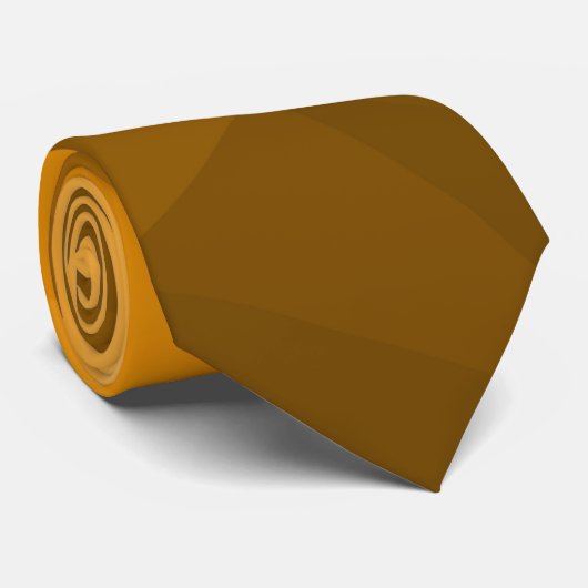 Oranje geometrisch maaspatroon van de gradiënt stropdas (Opgerold)