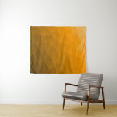 Oranje geometrisch maaspatroon van de gradiënt wandkleed (In Situ (horizontaal))