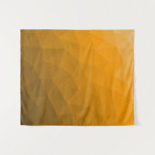 Oranje geometrisch maaspatroon van de gradiënt wandkleed (Voorkant (horizontaal))
