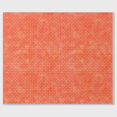Oranje geometrisch patroon cadeaupapier (Vlak)
