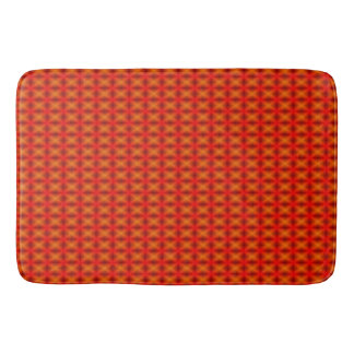 Oranje Geometrische Mesh Badmat