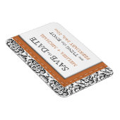 Oranje Geplaatste Damasvlak sparen de Magneet van  (Rechterzijde)