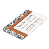 Oranje Geplaatste Damasvlak sparen de Magneet van  (Linkerzijde)