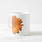 Oranje Gerber Daisy Koffiemok (Voorkant links)
