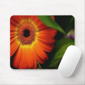 Oranje Gerber Daisy Muismat (Met muis)