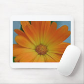 Oranje Gerber Daisy Muismat (Met muis)