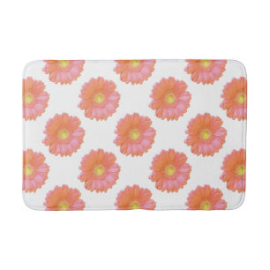 Oranje gerbera daisy badmat