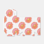 Oranje gerbera daisy bedankdoosjes (Uitgevouwen)