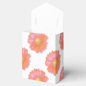 Oranje gerbera daisy bedankdoosjes (Geopend)