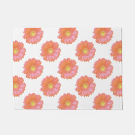 Oranje gerbera daisy deurmat