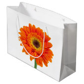 Oranje Gerbera Daisy Flower Large Cadeautasje (Achterkant Gekanteld)