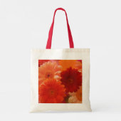 Oranje Gerbera Daisy Flowers Art Canvas tassen (Achterkant)