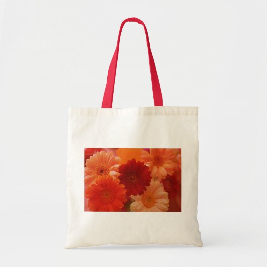 Oranje Gerbera Daisy Flowers Art Canvas tassen (Voorkant)
