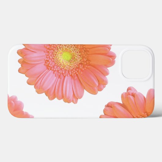 Oranje gerbera daisy Hoesje-Mate iPhone case (Achterkant (horizontaal))