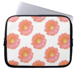 Oranje gerbera daisy laptop sleeve