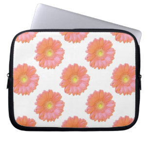 Oranje gerbera daisy laptop sleeve