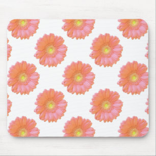 Oranje gerbera daisy muismat