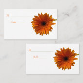 Oranje Gerbera Daisy Speciale Gelegenheid Plaats K Plaatskaartje (Voorkant / Achterkant)