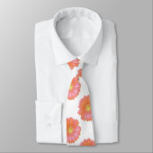 Oranje gerbera daisy stropdas (Gebonden)