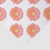 Oranje gerbera daisy tissuepapier (Detail)