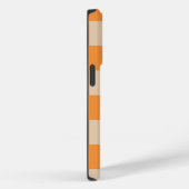 Oranje geruit ginghpatroon Case-Mate iPhone case (Achterkant / Rechts)