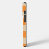 Oranje geruit ginghpatroon Case-Mate iPhone case (Achterkant / Links)
