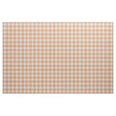 Oranje geruite Gingham Plaid Stof (Fat Quarter)