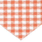 Oranje geruite Herfst Tafelkleed (Gekanteld)