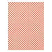Oranje geruite Herfst Tafelkleed (Voorkant)