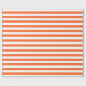 Oranje gestreept cadeaupapier (Vlak)