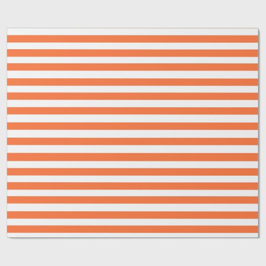 Oranje gestreept cadeaupapier (Vlak)