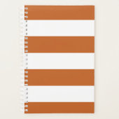 Oranje gestreept planner (Voorkant)