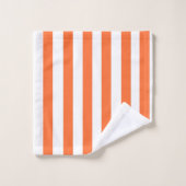 Oranje gestreepte handdoeken (Wasdoekje)