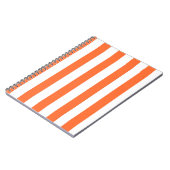 Oranje gestreepte notitieboek (Linkerzijde)