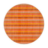 Oranje gestreepte patroon snijplank (Voorkant)