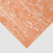 Oranje getextureerd afdrukpapier tissuepapier (Detail)