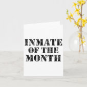 Oranje gevangenbewaarder Funny Halloween Kaart (Gele Bloem)