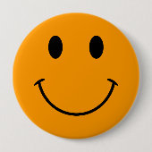 Oranje gezicht Button (Voorkant)