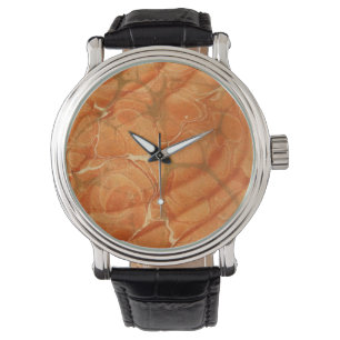 Oranje gezicht horloge