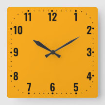 Oranje gezicht met cijfers - frameless