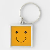 Oranje gezicht sleutelhanger (Voorkant)