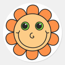 Oranje gezichtsbloem