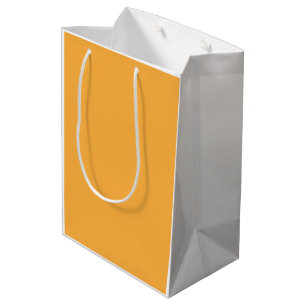 Oranje Gift Zak Medium Papier Cadeau Zak Minimalis Cadeauzakje