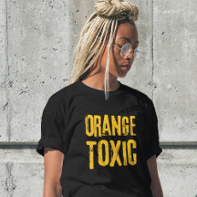Oranje Giftig Anti Trump Politieke Weerstand 