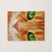 ORANJE GINGER CAT KITTEN PUZZLE LEGPUZZEL (Horizontaal)