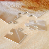 ORANJE GINGER CAT KITTEN PUZZLE LEGPUZZEL (Zijkant)