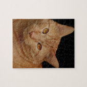 ORANJE GINGER TABBY CAT JIGSAW PUZZLE LEGPUZZEL (Horizontaal)